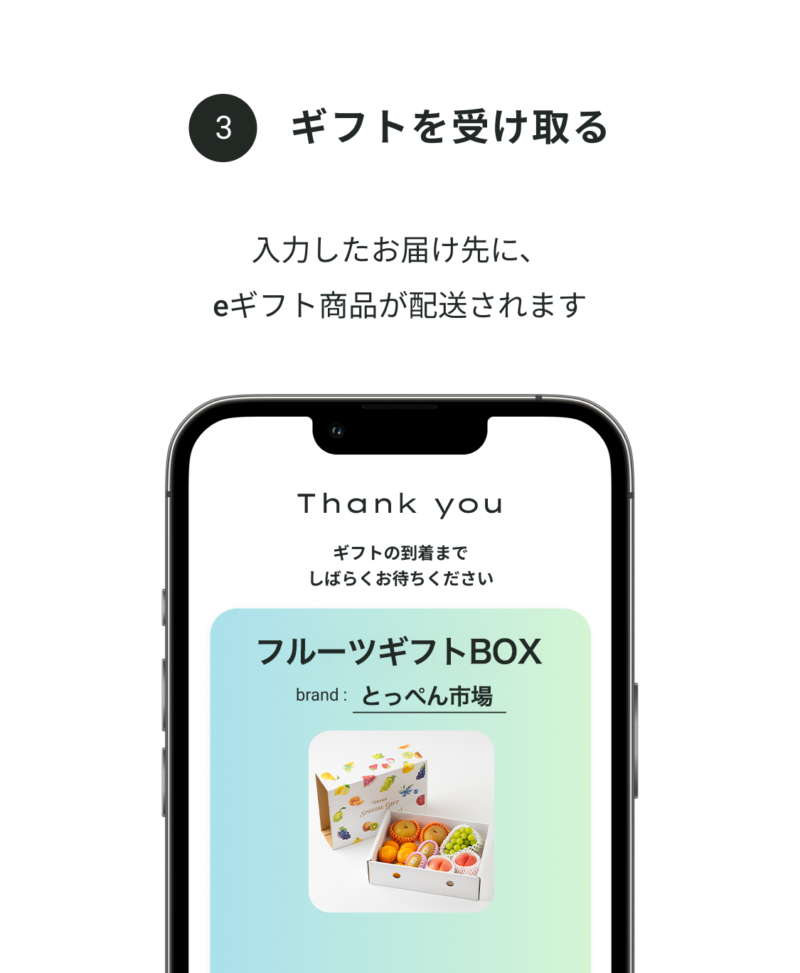 eギフトの受け取り方③