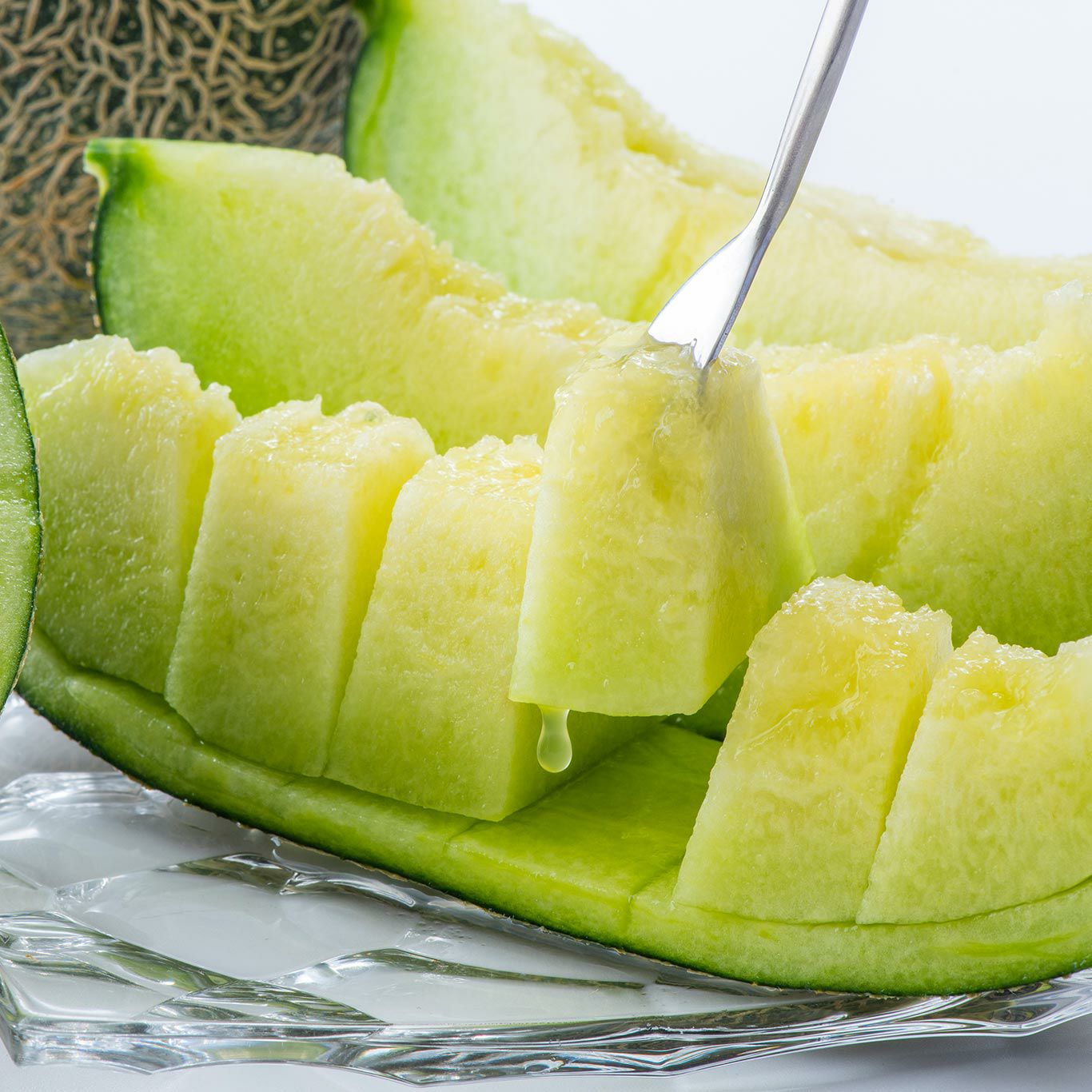 熊本の隠れた名品！肥後グリーンメロン （2玉入）【送料無料】