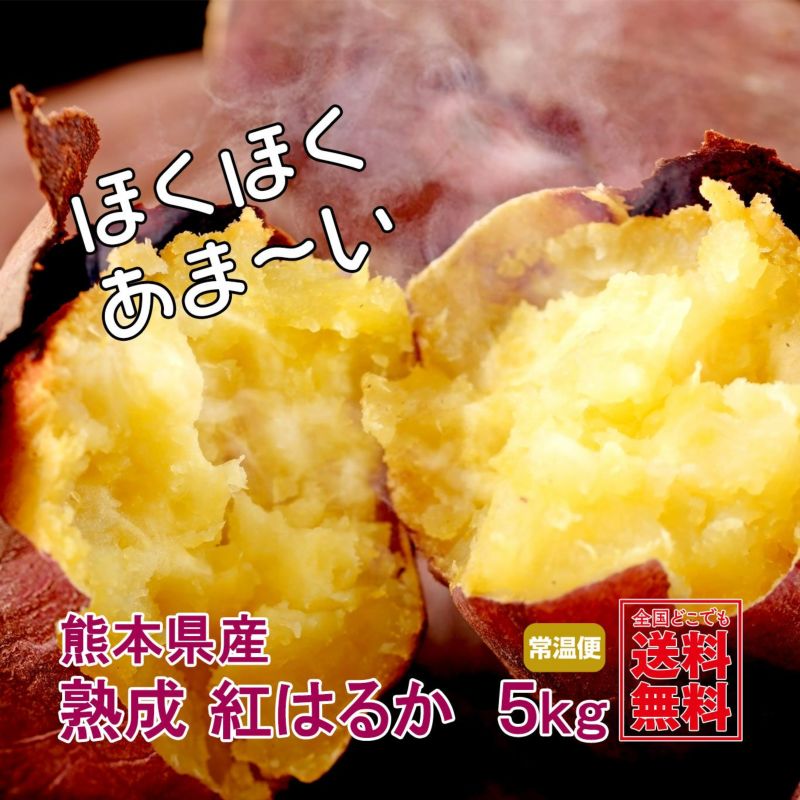熊本県産 紅はるか（さつまいも） 5kg【送料無料】 - とっぺん市場