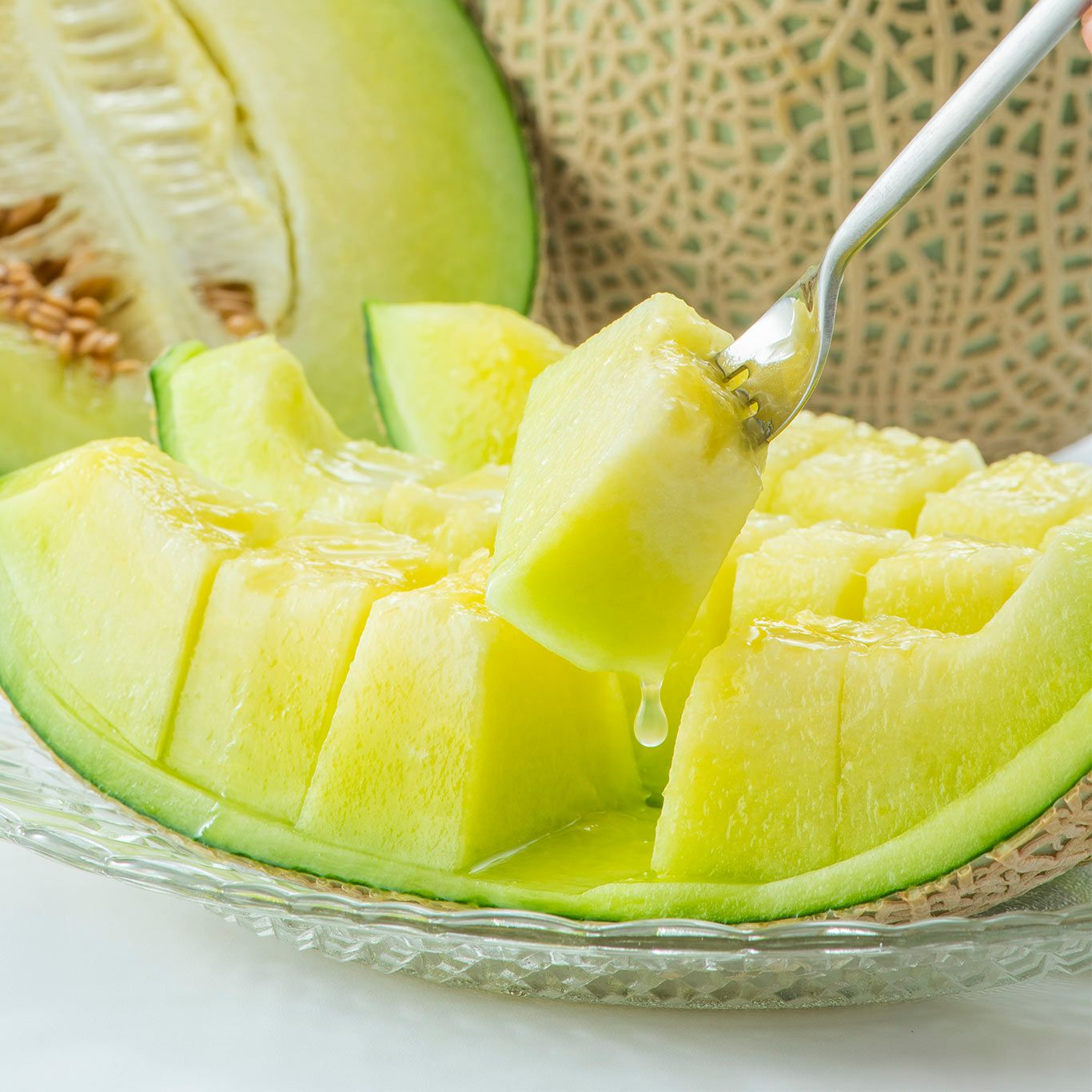 小山さんの完熟アールスメロン 2玉入り【送料無料】