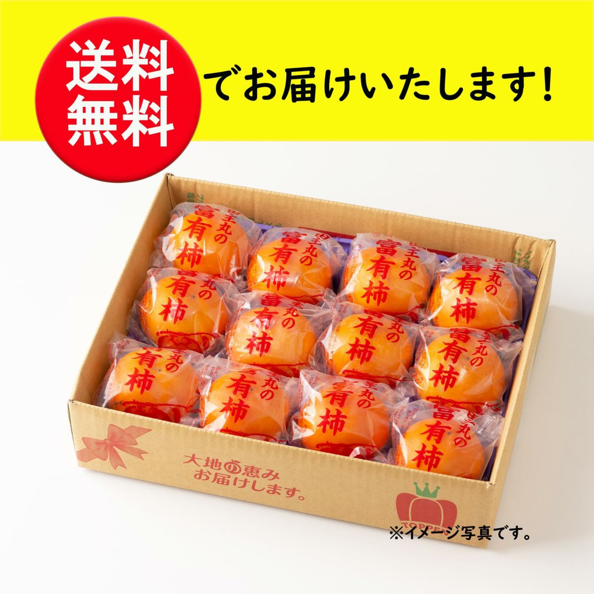 甘柿の王様　冷蔵富有柿　3ｋｇ（10～16玉）【送料無料】