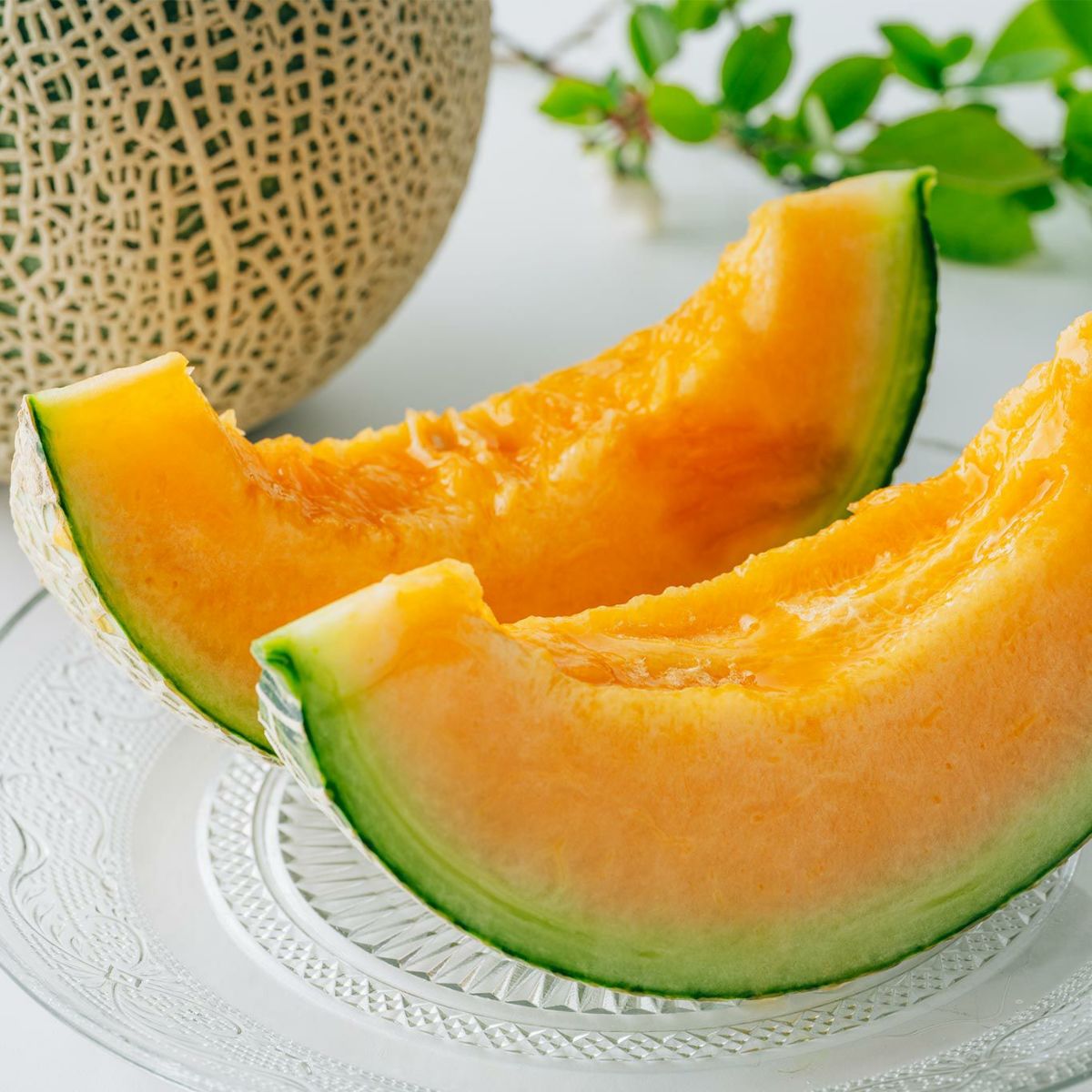  杉本農園さんの赤肉アールスメロン　 2玉入り【送料無料】