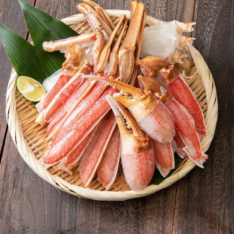 カット済 生ずわい蟹≪1.8㎏／600g×3パック）【送料無料】≪冷凍便