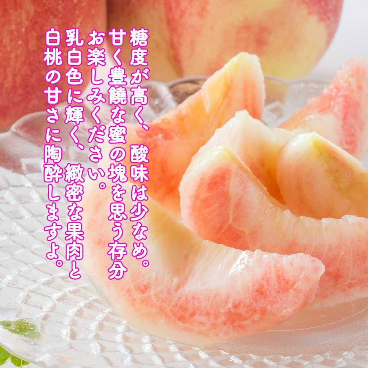 長野県・山梨県産　完熟桃　約1.8kg（5～8玉入り）【送料無料】