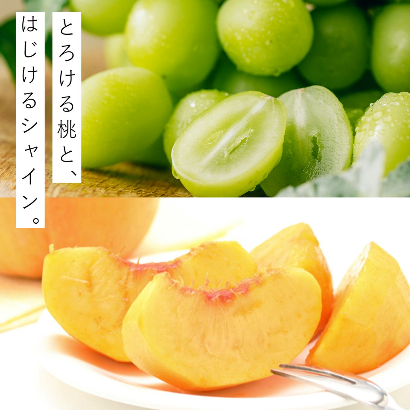 山形県産　シャインマスカット×完熟 黄桃 約2kg【送料無料】