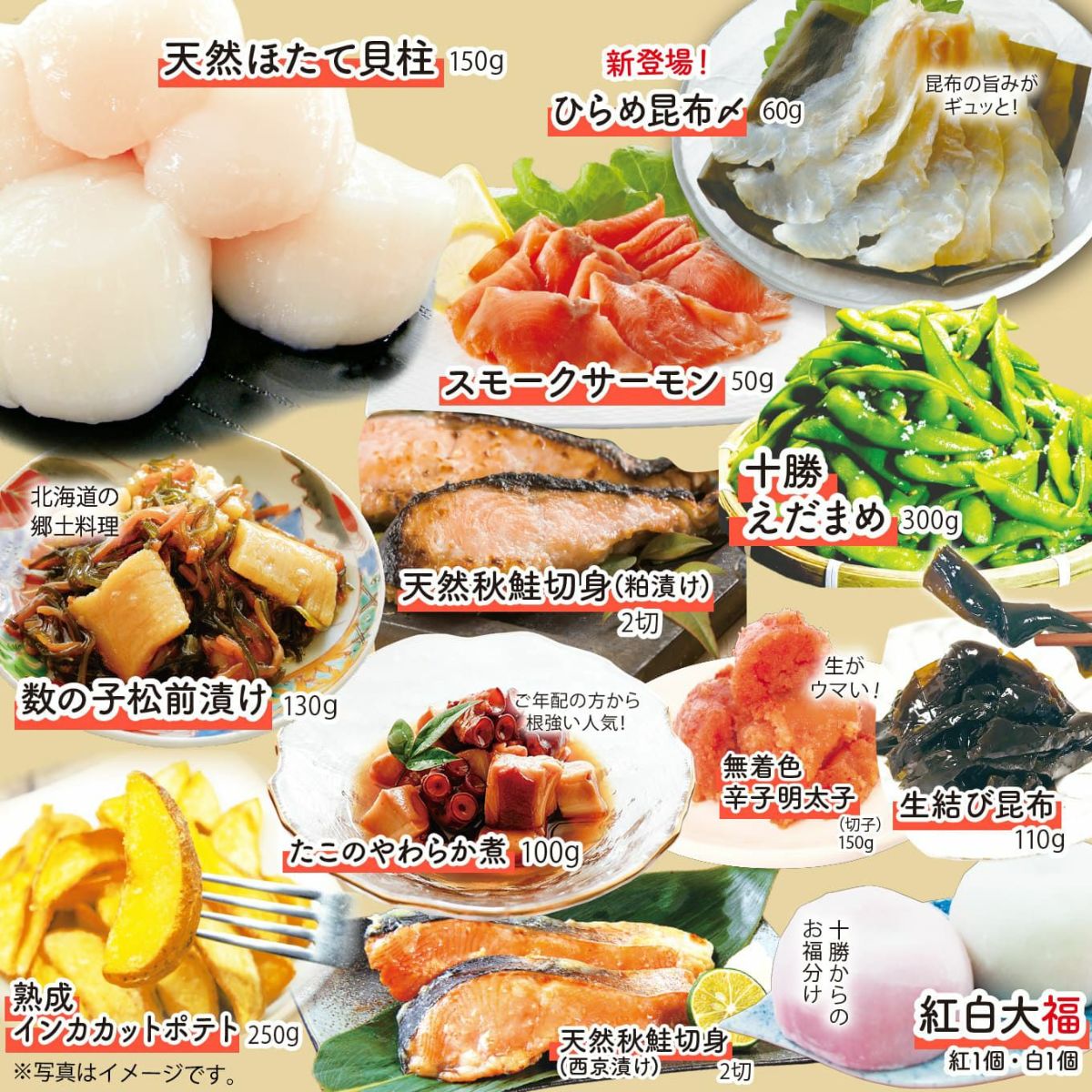 年越し海鮮福袋　わいわいお正月福袋20点セット